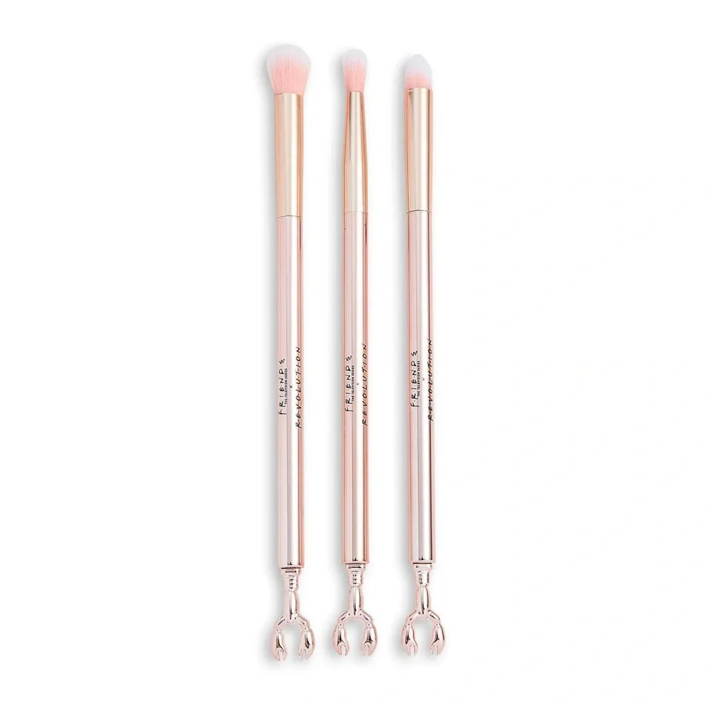 New Friends x Revolution Eyeshadow Brush Set and Carrying Case | Factory Sealed